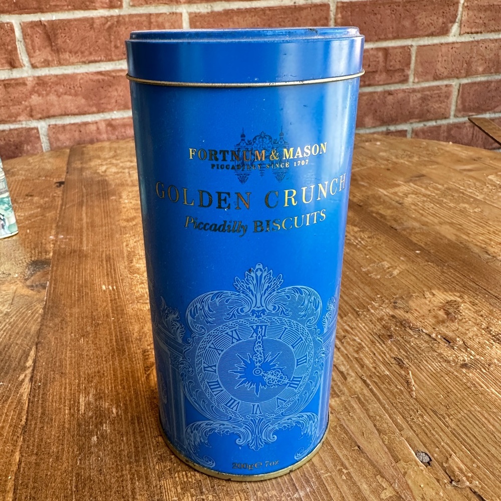 Fortnum & Mason Blue Biscuit vintage style